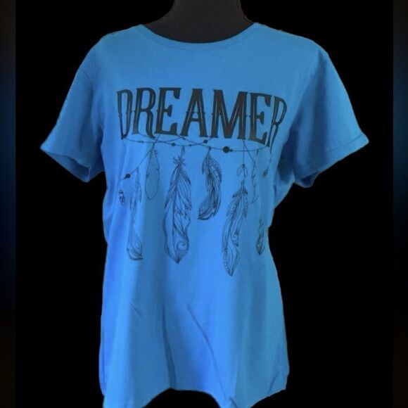 NWOT Dreamer boho dream catcher short sleeve Gildan T-shirt various sizes - Picture 1 of 8